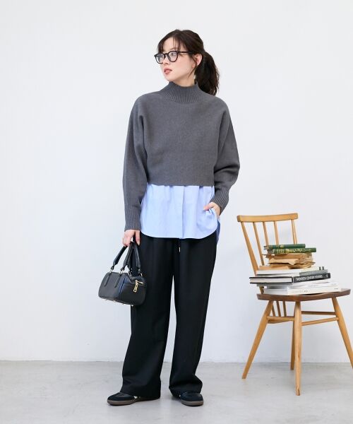 le.coeur blanc / ルクールブラン その他パンツ | ストレッチ裏起毛イージーパンツ | 詳細30