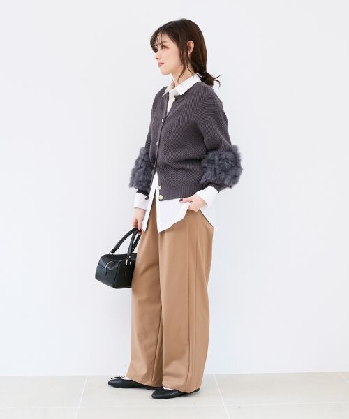 le.coeur blanc / ルクールブラン その他パンツ | ストレッチ裏起毛イージーパンツ | 詳細7