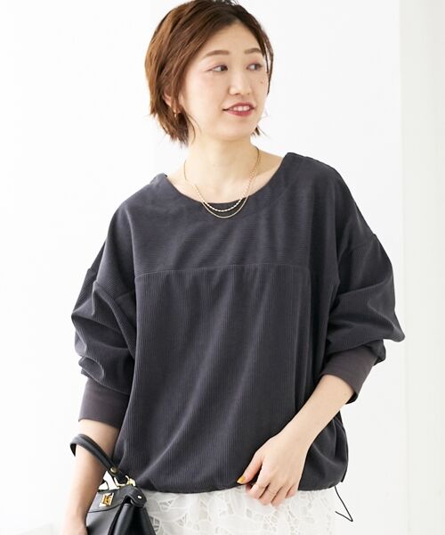 le.coeur blanc / ルクールブラン ロング・マキシ丈ワンピース | 《手洗い可能》カットコーデュロイ2WAYプル×スカートセット | 詳細12