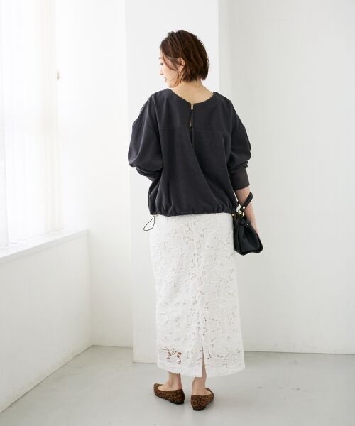 le.coeur blanc / ルクールブラン ロング・マキシ丈ワンピース | 《手洗い可能》カットコーデュロイ2WAYプル×スカートセット | 詳細16