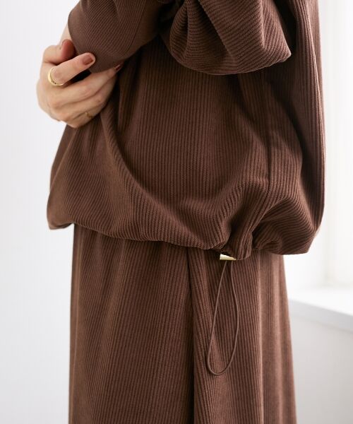 le.coeur blanc / ルクールブラン ロング・マキシ丈ワンピース | 《手洗い可能》カットコーデュロイ2WAYプル×スカートセット | 詳細27