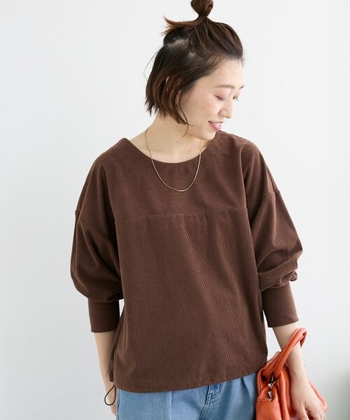 le.coeur blanc / ルクールブラン ロング・マキシ丈ワンピース | 《手洗い可能》カットコーデュロイ2WAYプル×スカートセット | 詳細29