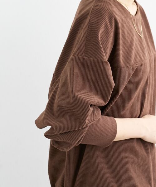 le.coeur blanc / ルクールブラン ロング・マキシ丈ワンピース | 《手洗い可能》カットコーデュロイ2WAYプル×スカートセット | 詳細30