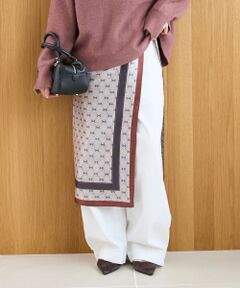 le.coeur blanc / ルクールブラン バンダナ・スカーフ | 《手洗い可能》リバーシブルスカーフ