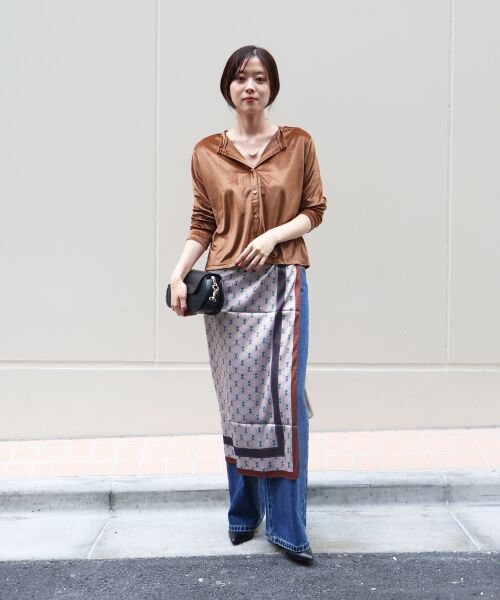 le.coeur blanc / ルクールブラン バンダナ・スカーフ | 《手洗い可能》リバーシブルスカーフ | 詳細16