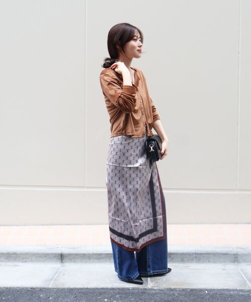 le.coeur blanc / ルクールブラン バンダナ・スカーフ | 《手洗い可能》リバーシブルスカーフ | 詳細18