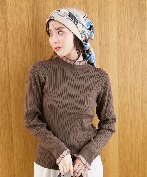 le.coeur blanc / ルクールブラン バンダナ・スカーフ | 《手洗い可能》リバーシブルスカーフ | 詳細6