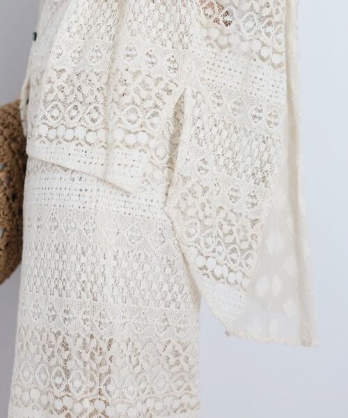 le.coeur blanc / ルクールブラン シャツ・ブラウス | Fanakaレースキリカエブラウス | 詳細10