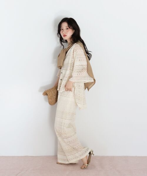 le.coeur blanc / ルクールブラン シャツ・ブラウス | Fanakaレースキリカエブラウス | 詳細16