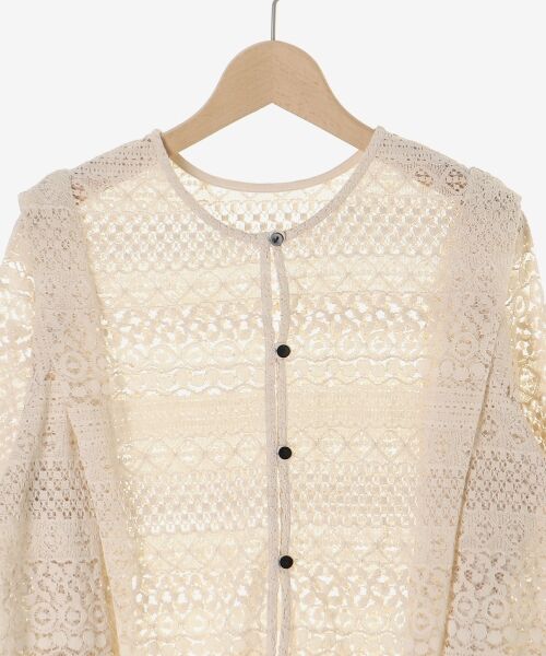 le.coeur blanc / ルクールブラン シャツ・ブラウス | Fanakaレースキリカエブラウス | 詳細23