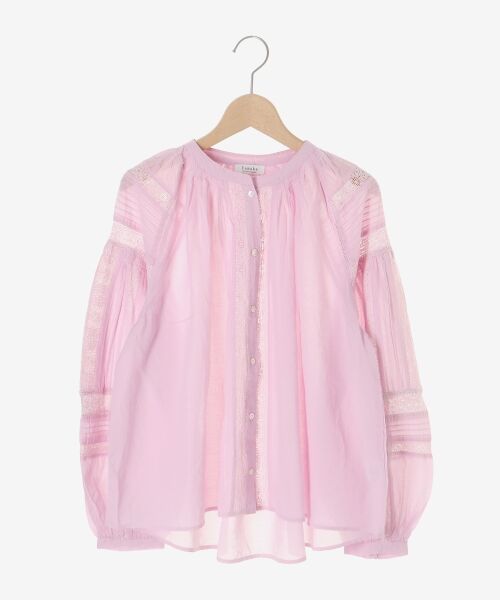 le.coeur blanc / ルクールブラン シャツ・ブラウス | Fanakaコットンレーヨンレースブラウス | 詳細1