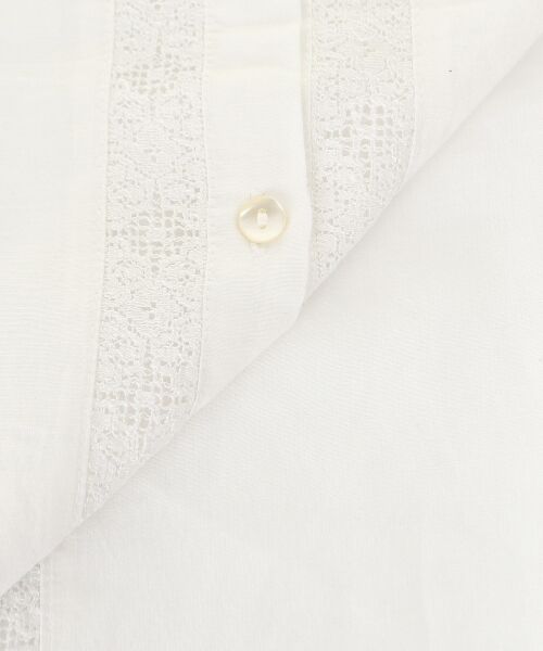 le.coeur blanc / ルクールブラン シャツ・ブラウス | Fanakaコットンレーヨンレースブラウス | 詳細17
