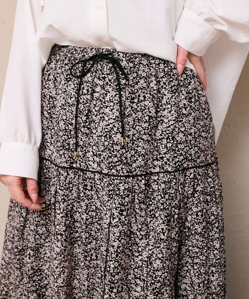 le.coeur blanc / ルクールブラン ロング・マキシ丈スカート | Fanaka別注フラワー柄スカート | 詳細11