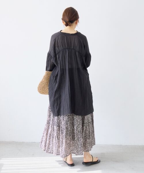 le.coeur blanc / ルクールブラン ロング・マキシ丈スカート | Fanaka別注フラワー柄スカート | 詳細14