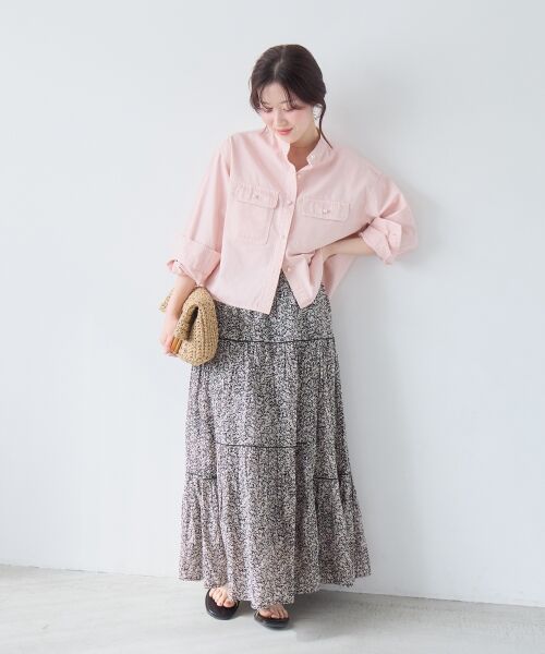 le.coeur blanc / ルクールブラン ロング・マキシ丈スカート | Fanaka別注フラワー柄スカート | 詳細2