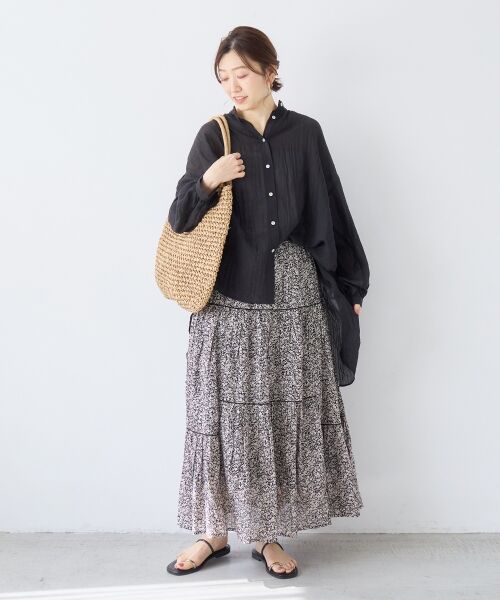 le.coeur blanc / ルクールブラン ロング・マキシ丈スカート | Fanaka別注フラワー柄スカート | 詳細24