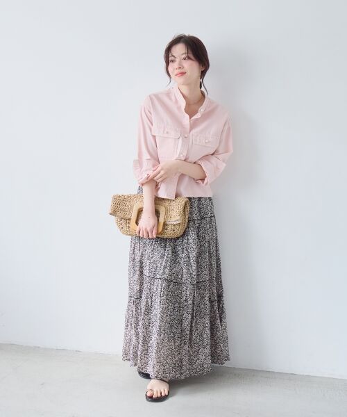 le.coeur blanc / ルクールブラン ロング・マキシ丈スカート | Fanaka別注フラワー柄スカート | 詳細3