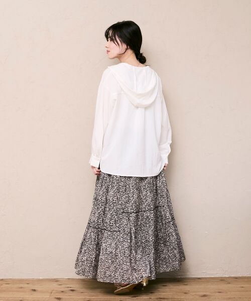 le.coeur blanc / ルクールブラン ロング・マキシ丈スカート | Fanaka別注フラワー柄スカート | 詳細9