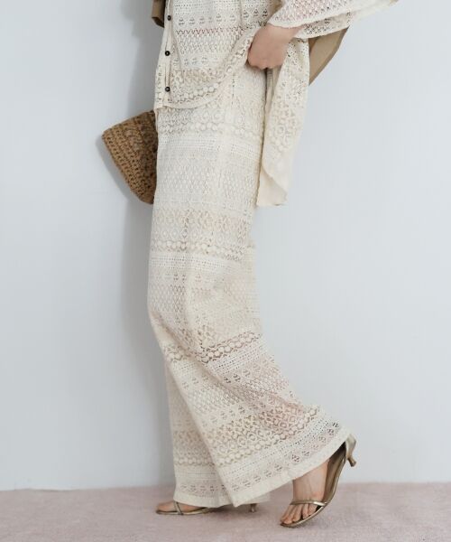 le.coeur blanc / ルクールブラン その他パンツ | Fanakaレースキリカエパンツ | 詳細3
