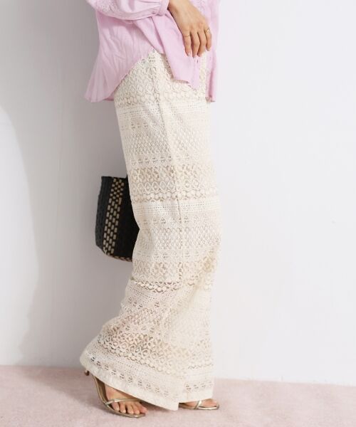 le.coeur blanc / ルクールブラン その他パンツ | Fanakaレースキリカエパンツ | 詳細5