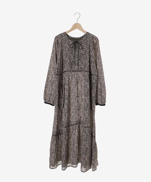 le.coeur blanc / ルクールブラン ロング・マキシ丈ワンピース | Fanaka別注フラワー柄ワンピース | 詳細1