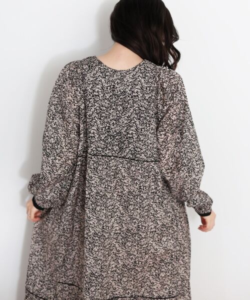 le.coeur blanc / ルクールブラン ロング・マキシ丈ワンピース | Fanaka別注フラワー柄ワンピース | 詳細9