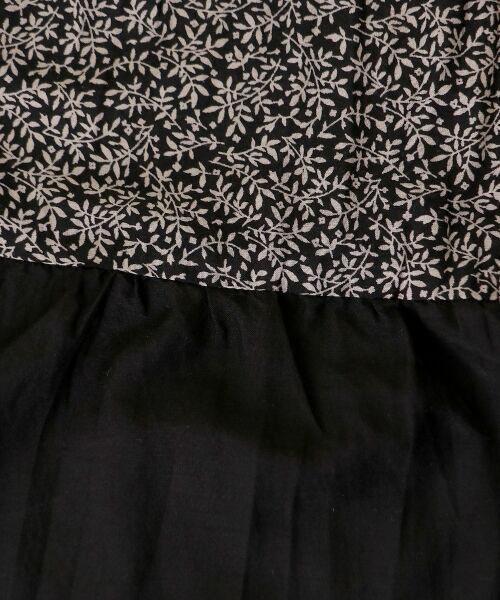 le.coeur blanc / ルクールブラン ロング・マキシ丈ワンピース | Fanakaリーフ柄キリカエワンピース | 詳細15