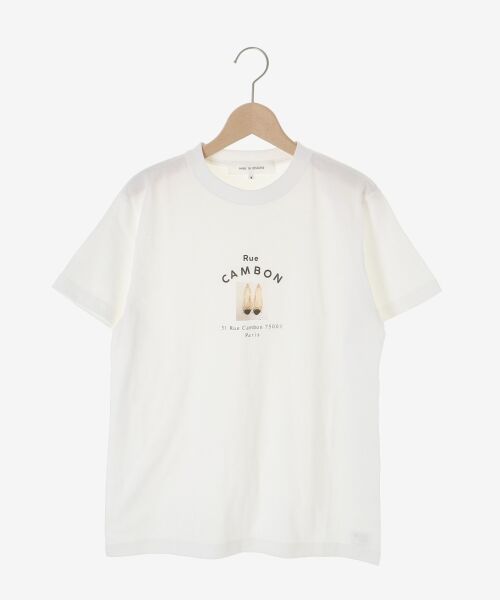 le.coeur blanc / ルクールブラン Tシャツ | 《一部店舗WEB限定》Rue CAMBON TEE | 詳細1