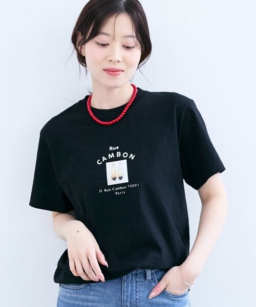 le.coeur blanc / ルクールブラン Tシャツ | 《一部店舗WEB限定》Rue CAMBON TEE | 詳細14