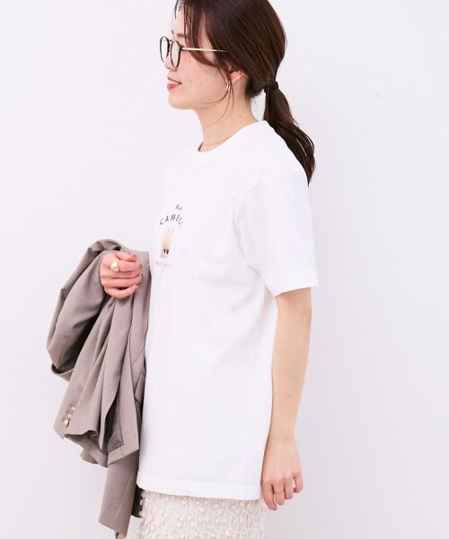 le.coeur blanc / ルクールブラン Tシャツ | 《一部店舗WEB限定》Rue CAMBON TEE | 詳細6