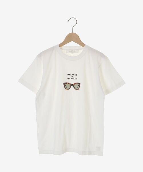 le.coeur blanc / ルクールブラン Tシャツ | 《一部店舗WEB限定》MELANGE DE MARRON TEE | 詳細1