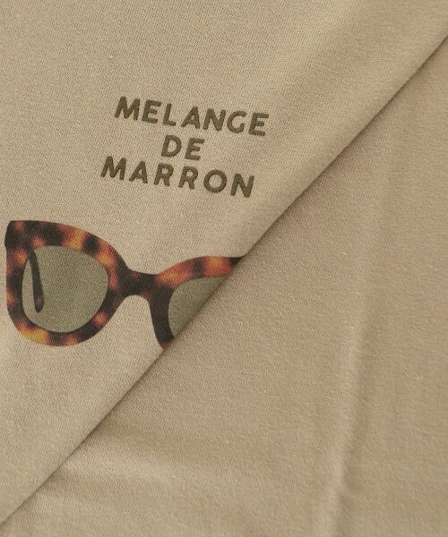 le.coeur blanc / ルクールブラン Tシャツ | 《一部店舗WEB限定》MELANGE DE MARRON TEE | 詳細16