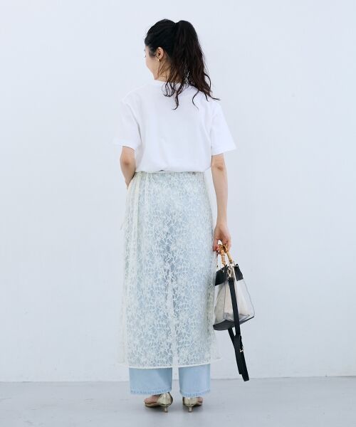 le.coeur blanc / ルクールブラン Tシャツ | 《一部店舗WEB限定》MELANGE DE MARRON TEE | 詳細9