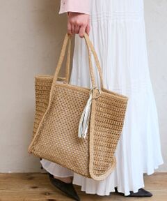 le.coeur blanc / ルクールブラン トートバッグ | 透かし編みペーパートート