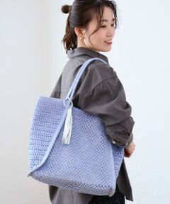 le.coeur blanc / ルクールブラン トートバッグ | 透かし編みペーパートート