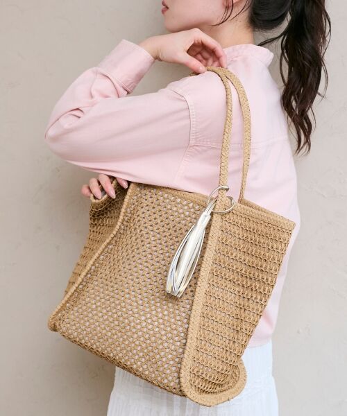 le.coeur blanc / ルクールブラン トートバッグ | 透かし編みペーパートート | 詳細13