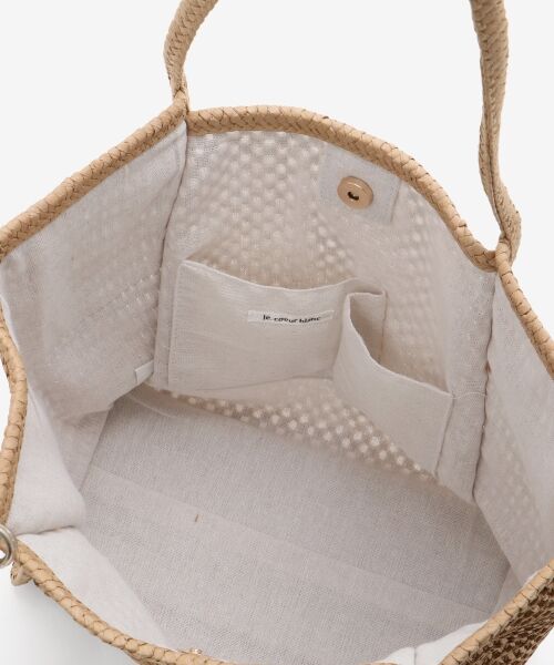 le.coeur blanc / ルクールブラン トートバッグ | 透かし編みペーパートート | 詳細18