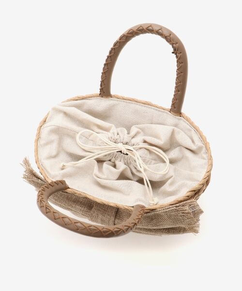 le.coeur blanc / ルクールブラン トートバッグ | リボン付きバケツ型トートバック | 詳細24