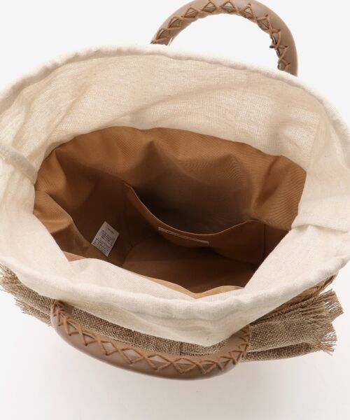 le.coeur blanc / ルクールブラン トートバッグ | リボン付きバケツ型トートバック | 詳細26