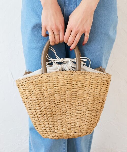 le.coeur blanc / ルクールブラン トートバッグ | リボン付きバケツ型トートバック | 詳細5