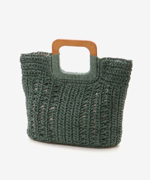 le.coeur blanc / ルクールブラン トートバッグ | ウッドハンドルトートバッグ | 詳細1