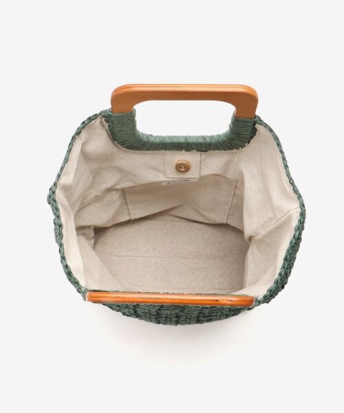 le.coeur blanc / ルクールブラン トートバッグ | ウッドハンドルトートバッグ | 詳細15