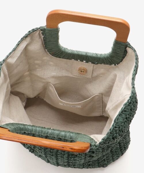 le.coeur blanc / ルクールブラン トートバッグ | ウッドハンドルトートバッグ | 詳細16