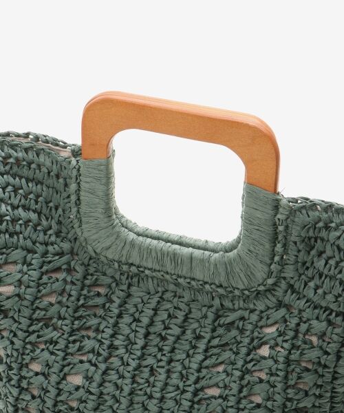 le.coeur blanc / ルクールブラン トートバッグ | ウッドハンドルトートバッグ | 詳細17