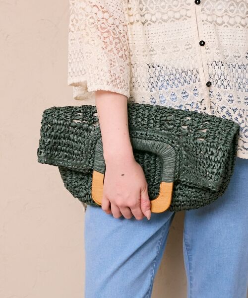 le.coeur blanc / ルクールブラン トートバッグ | ウッドハンドルトートバッグ | 詳細2