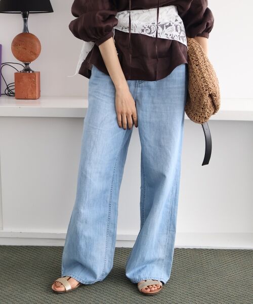 le.coeur blanc / ルクールブラン トートバッグ | バックル付き透かし編みペーパーバッグ | 詳細3