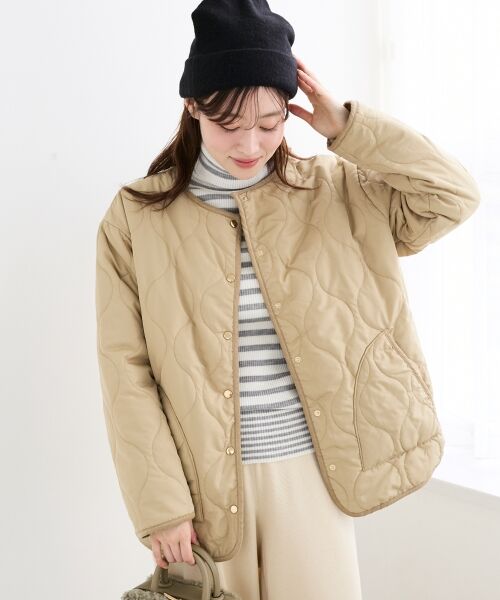 le.coeur blanc / ルクールブラン ブルゾン | 《WEB・一部店舗限定》AL リバーシブルキルティングブルゾン | 詳細2