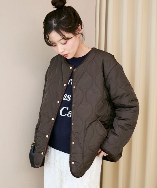 le.coeur blanc / ルクールブラン ブルゾン | 《WEB・一部店舗限定》AL リバーシブルキルティングブルゾン | 詳細22