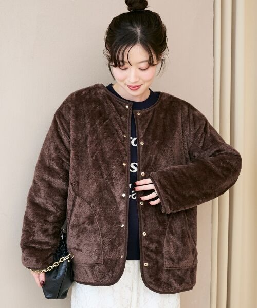 le.coeur blanc / ルクールブラン ブルゾン | 《WEB・一部店舗限定》AL リバーシブルキルティングブルゾン | 詳細25