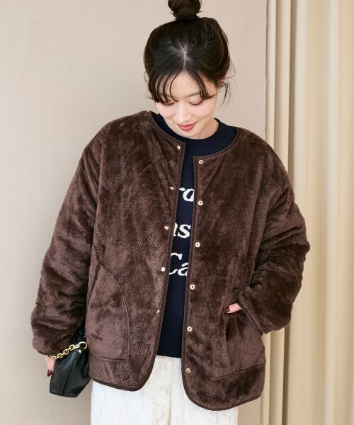 le.coeur blanc / ルクールブラン ブルゾン | 《WEB・一部店舗限定》AL リバーシブルキルティングブルゾン | 詳細27